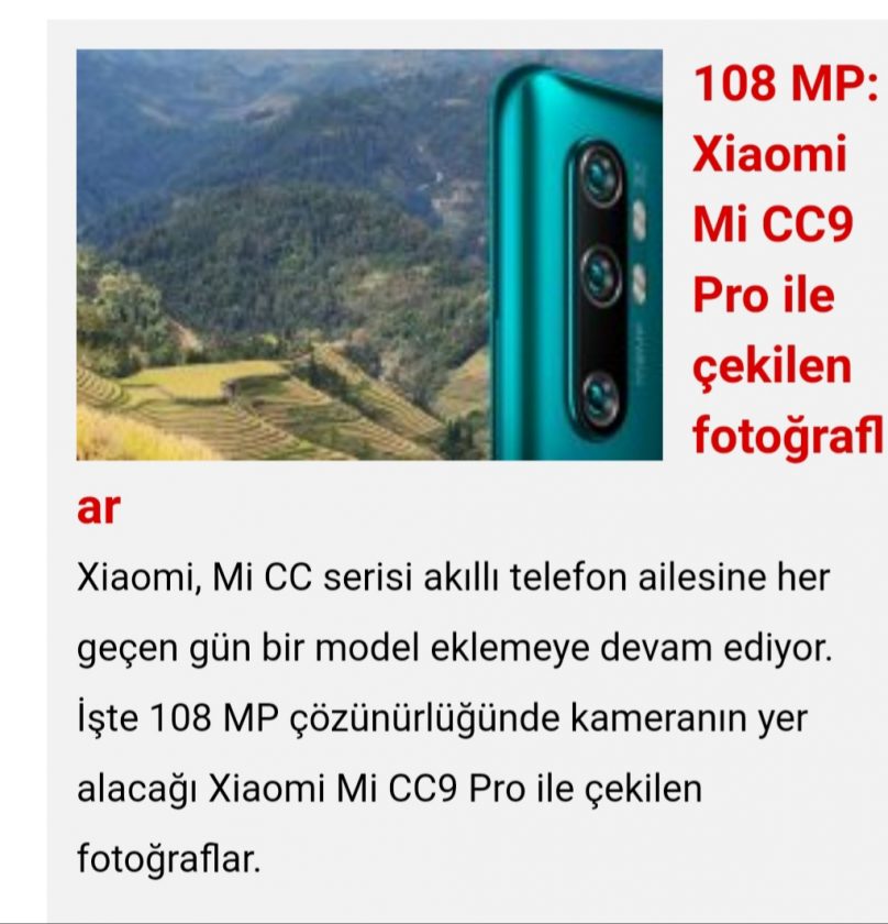 Xiaomi Mi Note 10 kamerası ile rakip tanımıyor