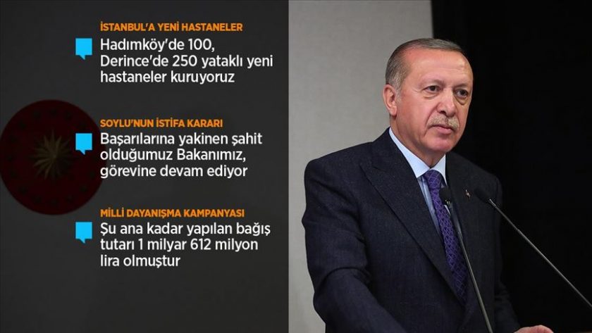 Erdoğan sokağa çıkma yasağının iptal edildiğini açıkladı