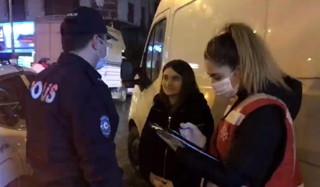 Bebek'te Yürüyüşe Çıkan Genç Kıza 3 bin Lira Ceza