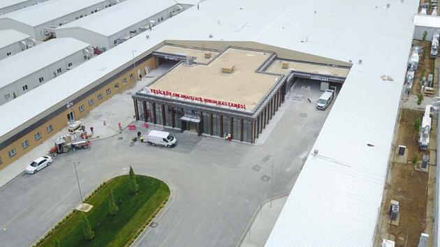 Yeşilköy'deki salgın hastanesi açıldı
