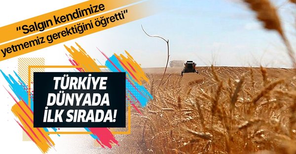 Koronavirüs bize kendimize yetmemiz gerektiğini öğretti