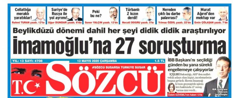 İçişleri Bakanlığı'ndan İmamoğlu'na 27 soruşturma
