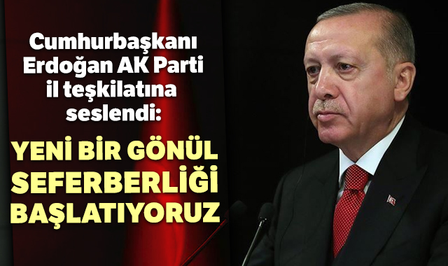 Cumhurbaşkanı Erdoğan, AK Parti İstanbul İl Teşkilatı'na seslendi