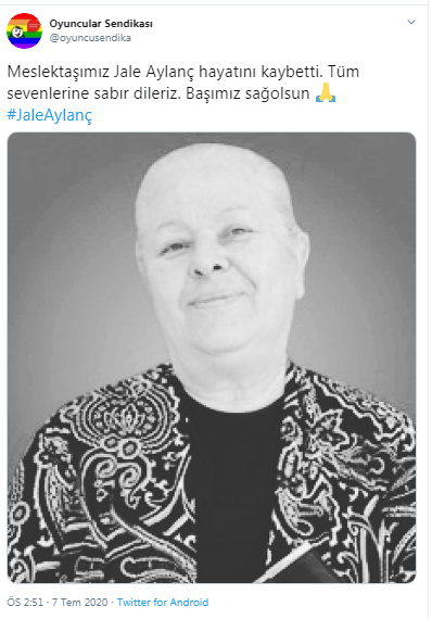 tiyatro oyuncusu Jale Aylanç hayatını kaybetti