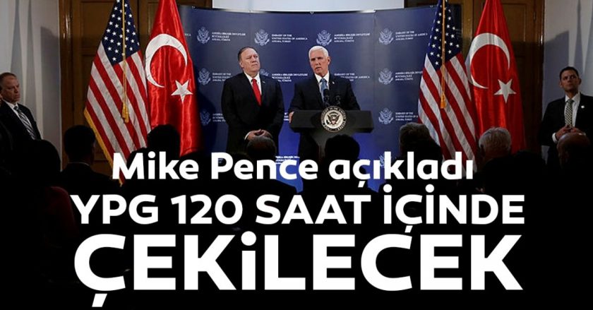 Pence Ekonomik yaptırımlar geri çekilecek