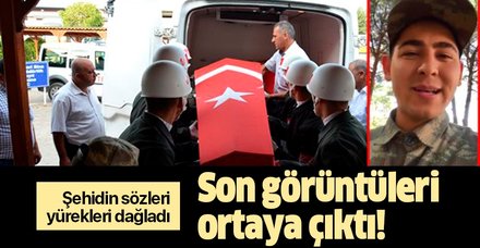 Konyalı şehit Yunus Mermer'in sevdiklerine son mesajı