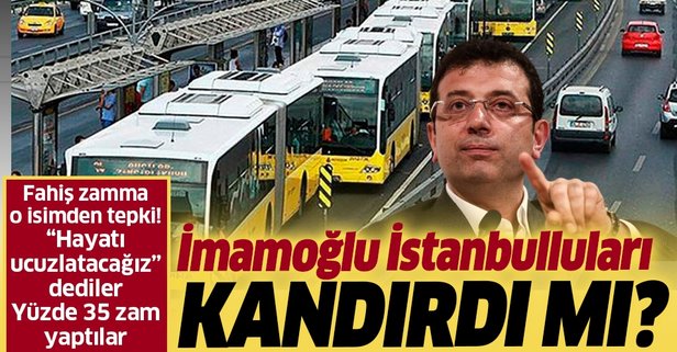 İBB’nin zamları çıldırttı Ulaşım zammına öfke