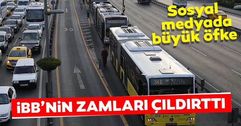 İBB’nin zamları çıldırttı Ulaşım zammına öfke