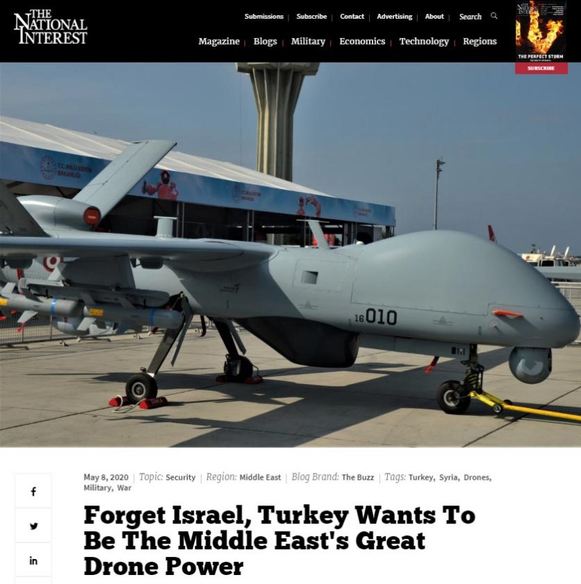 Türk İHA'larına övgü İsrail'i unutun.