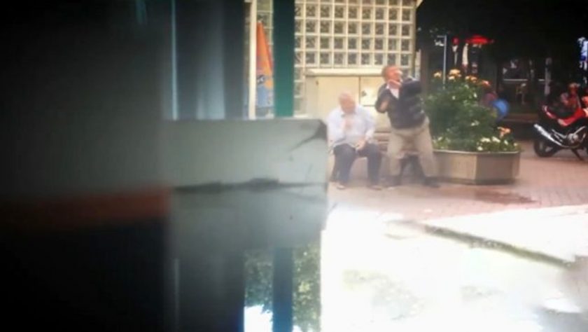 Sokağa çıkma yasağına uymayan yaşlılar müdahaleyle neye uğradığını şaşırdı