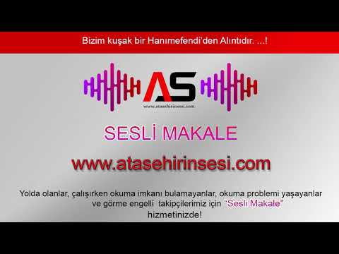 Bizim kuşak bir Hanımefendi den Alıntıdır