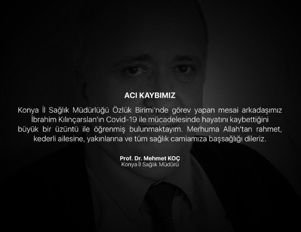 Koronaya Bir Sağlıkçı Daha kaybettik