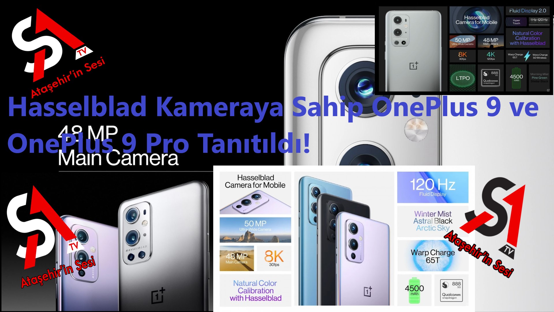 Hasselblad Kameraya Sahip OnePlus 9 ve OnePlus 9 Pro Tanıtıldı!