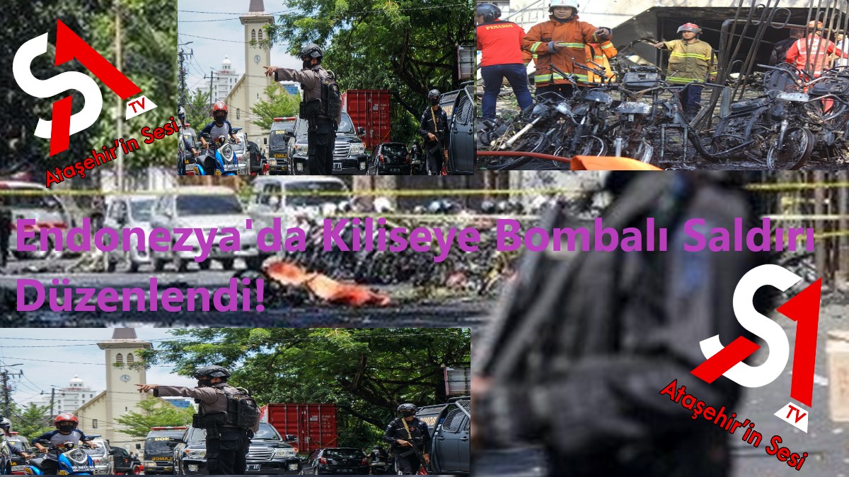 Endonezya'da Kiliseye Bombalı Saldırı Düzenlendi.