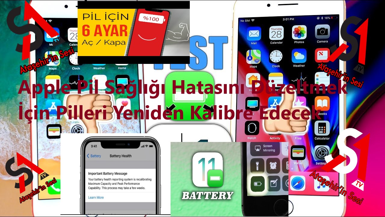 Apple Pil Sağlığı Hatasını Düzeltmek İçin Pilleri Yeniden Kalibre Edecek