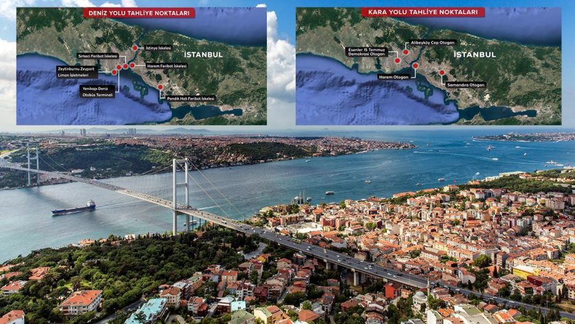 İstanbul'un Olası Büyük Deprem İçin Tahliye Planı Hazır