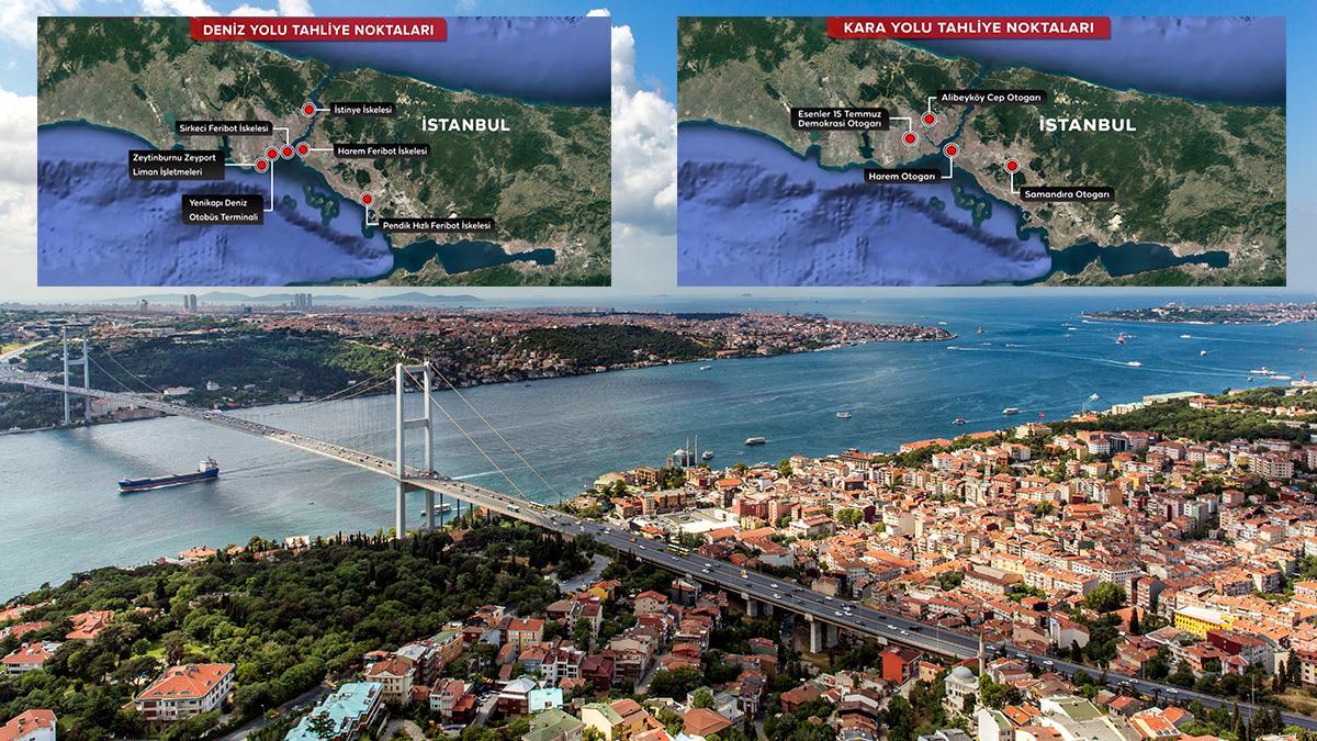 İstanbul'un Olası Büyük Deprem İçin Tahliye Planı Hazır