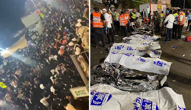 İsrail'de Bir Dini Bayram Sırasında Sahne Çöktü!