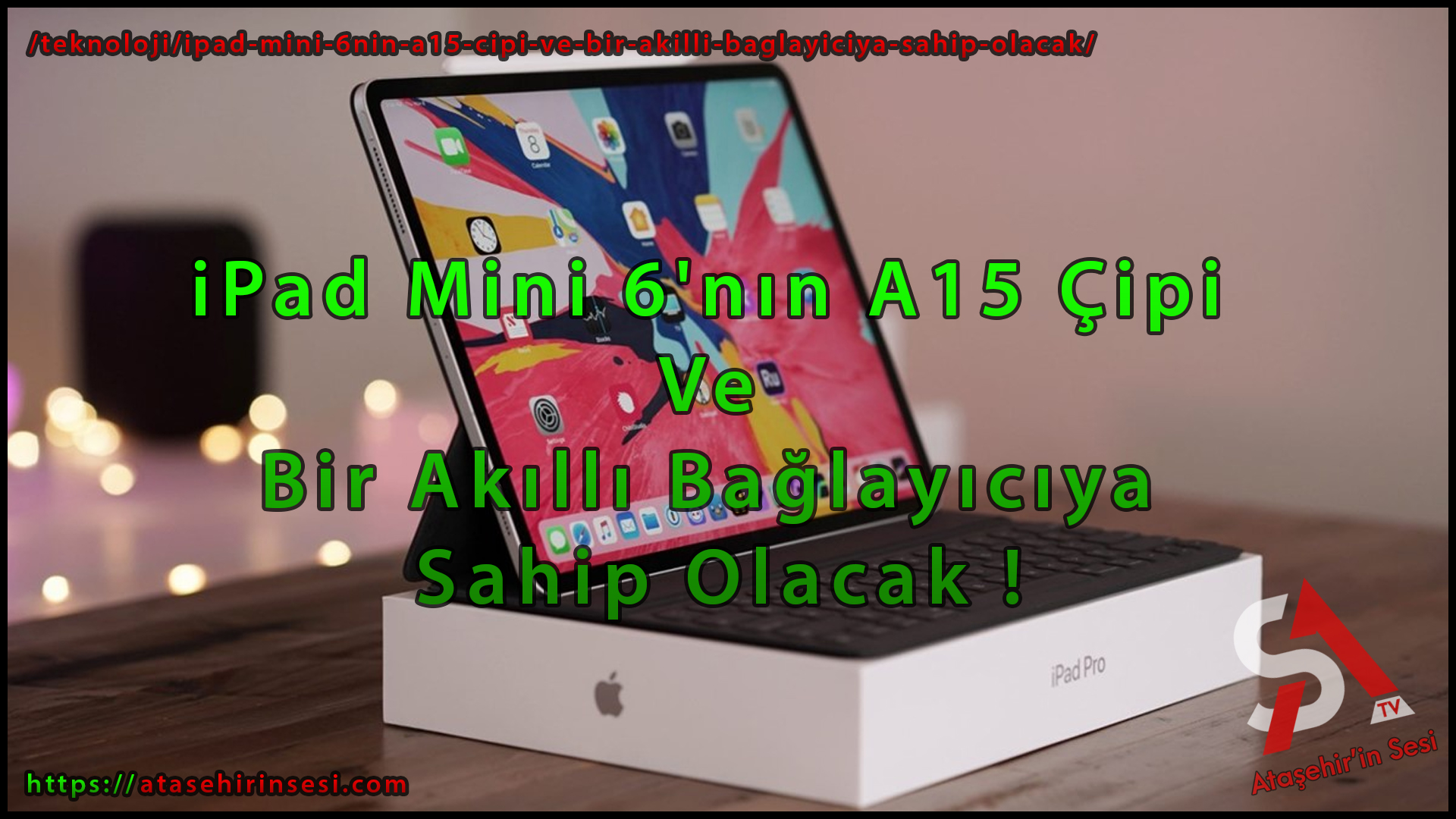 iPad Mini 6'nın A15 Çipi Ve Bir Akıllı Bağlayıcıya Sahip Olacak