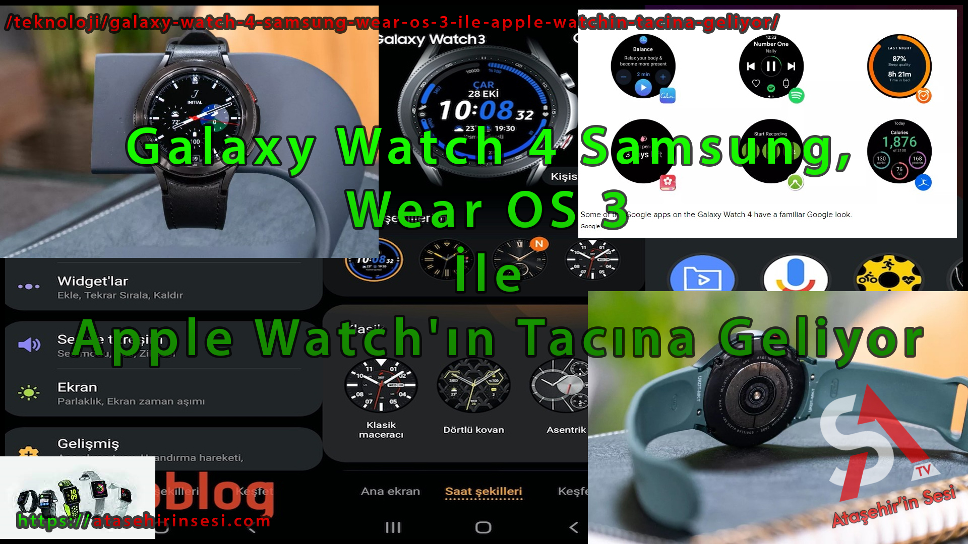Galaxy Watch 4 Samsung, Wear OS 3 İle Apple Watch'ın Tacına Geliyor
