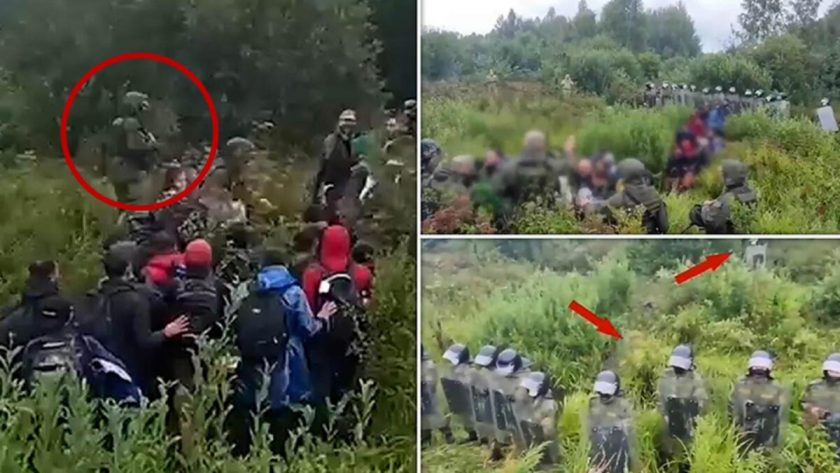   Belarus'un Desteklediği Göçmenler Polonya Sınırını Geçmeye Çalışıyor  