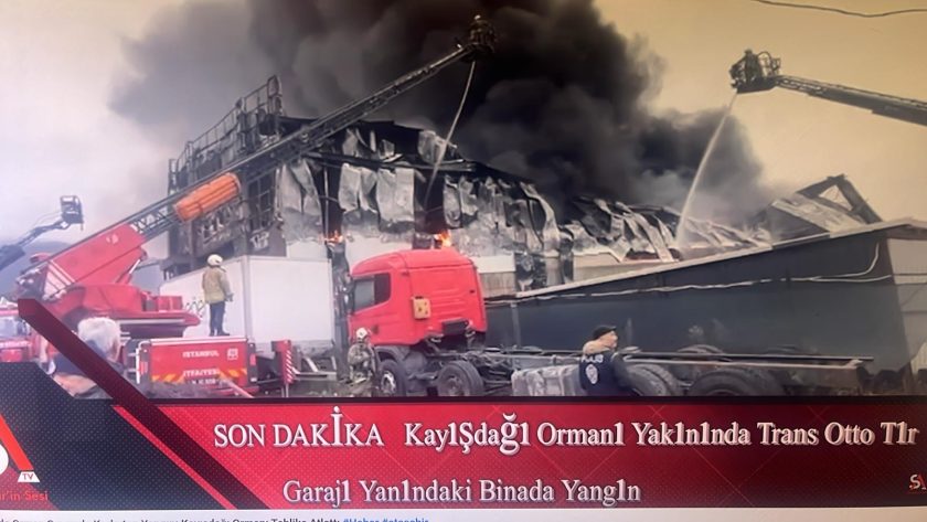 Ataşehir’de Orman Sınırında Korkutan Yangın Kayışdağı Ormanı Tehlike Atlattı