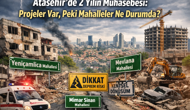 Ataşehir’de 2 Yılın Muhasebesi Projeler Var Peki Mahalleler Ne Durumda