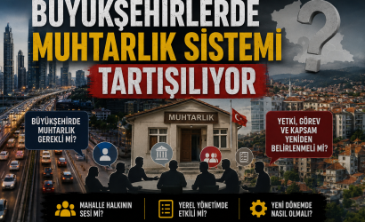 Büyükşehirlerde Muhtarlık Sistemi Tartışılıyor