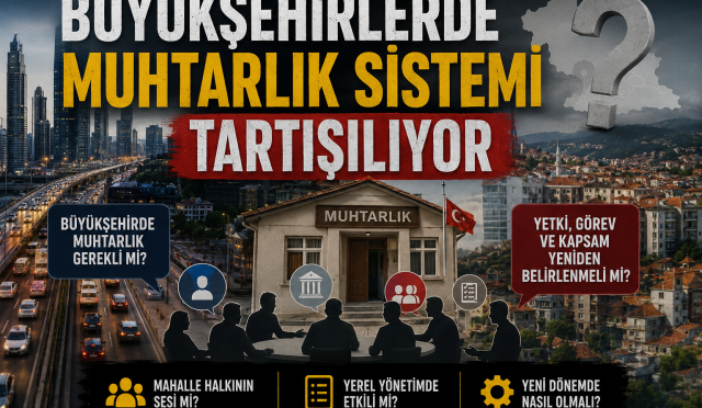 Büyükşehirlerde Muhtarlık Sistemi Tartışılıyor