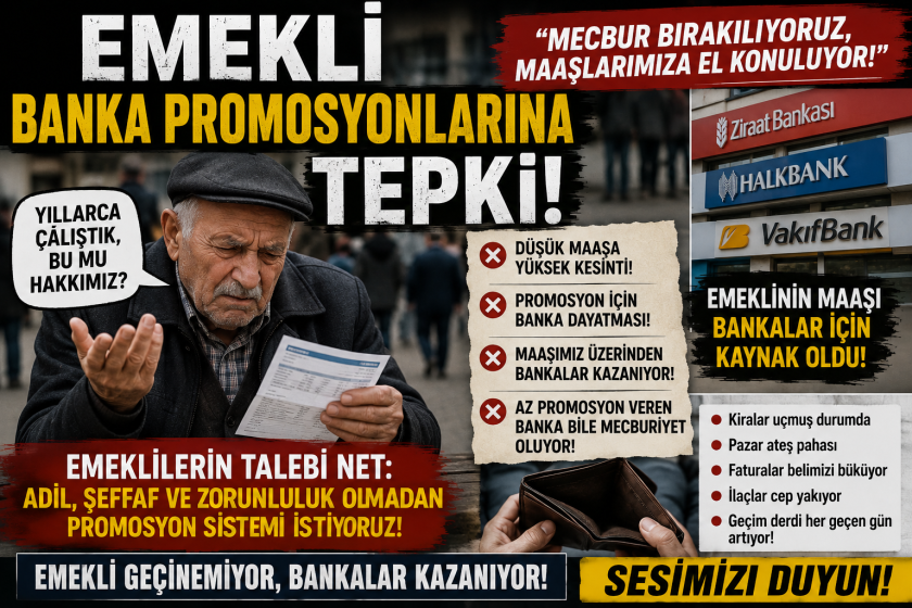 Emekliler Geçim Sıkıntısına İsyan Etti: “Bu Maaşlarla Yaşamak Mümkün Değil.