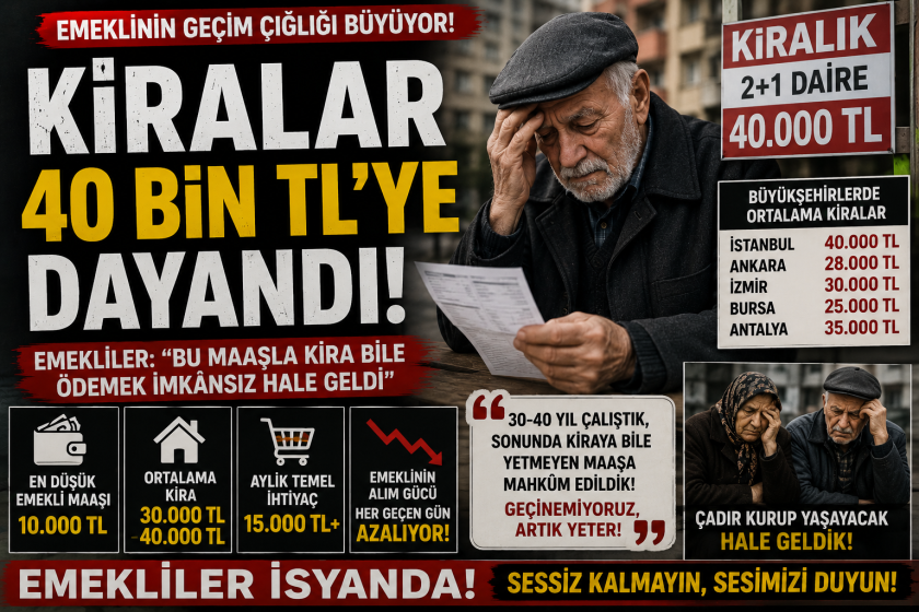 Emekliler Geçim Sıkıntısına İsyan Etti: “Bu Maaşlarla Yaşamak Mümkün Değil.