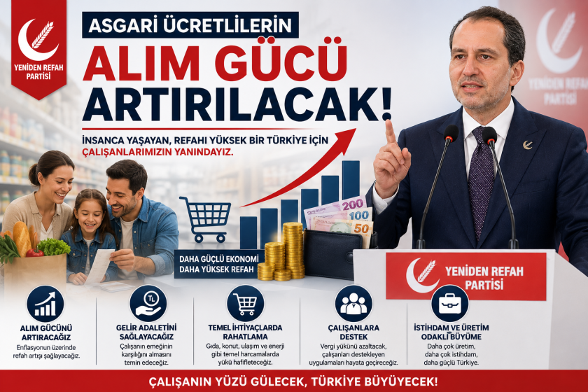 Fatih Erbakan: “Genç Nesil, Emekli, Asgari Ücretli ve Çiftçimiz İçin Yapacaklarımız Teminatımızdır Dedi