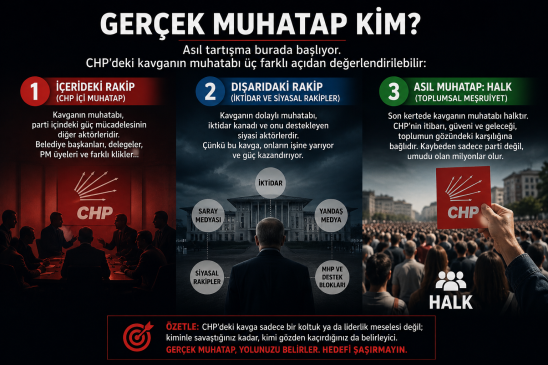 CHP’deki Kavganın Muhatabı Kim? Parti İçi Gerilimin Perde Arkası.