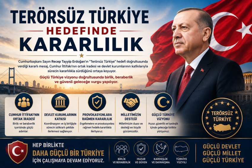 Terörsüz Türkiye Hedefinde Kararlılık: Cumhur İttifakı’nın Güçlü Mesajı