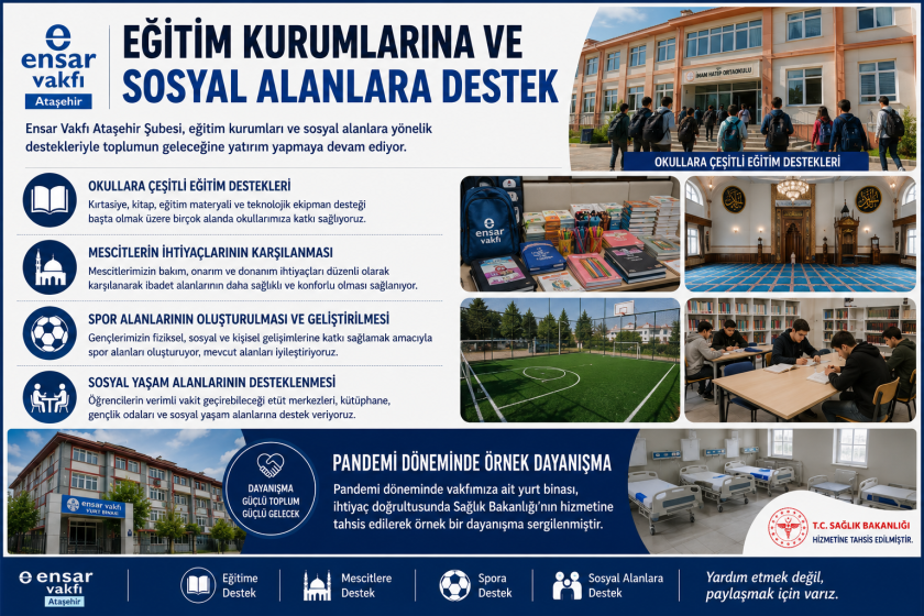 Ensar Vakfı Ataşehir Şubesi Gazeteciler Günü’nde Basın Mensuplarını Ağırladı: Eğitim, Gençlik ve Dayanışma Projeleri Anlatıldı