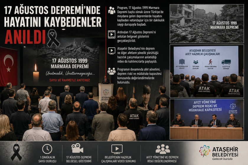 Ataşehir Depreme Ne Kadar Hazır? Afetlere Karşı Hazırlıklar Masaya Yatırıldı.