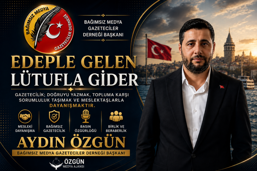 Aydın Özgün: Edeple Gelen, Lütufla Giden Bir Gazetecilik Anlayışı.