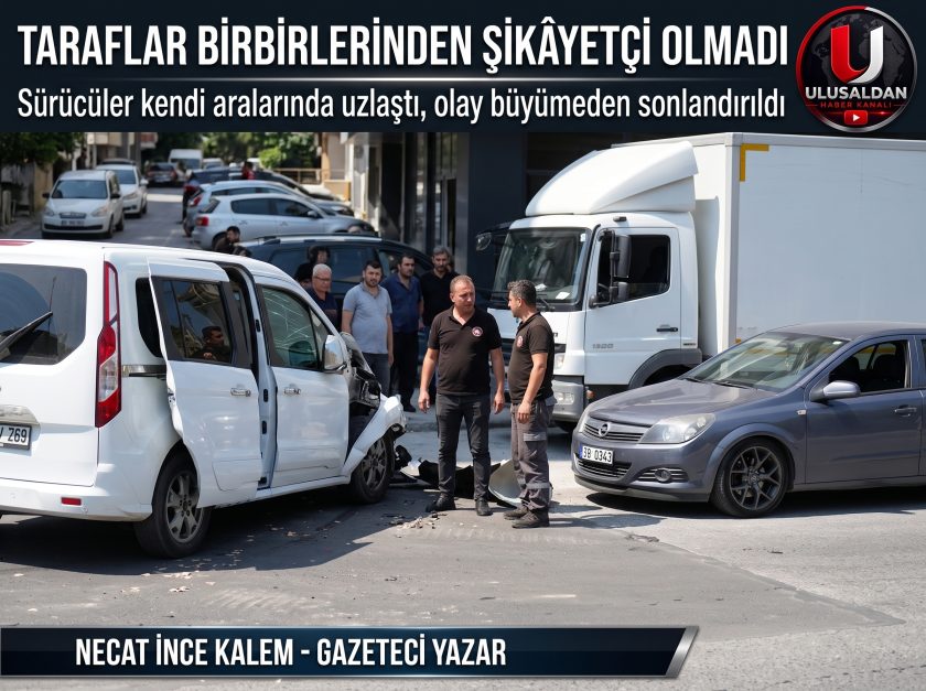 İkitelli'de Korkutan Kaza,Araçlar Hasar Gördü, Can Kaybı Yaşanmadı.