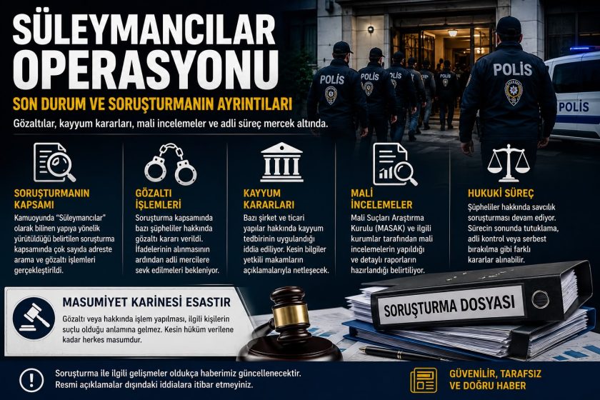 Süleymancılar Operasyonu Gündemde 